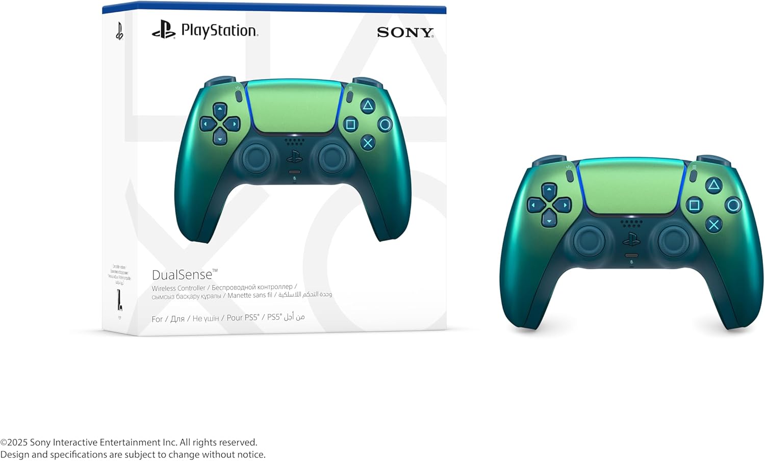 Sony DualSense Wireless Controller For PlayStation 5 | Chroma Teal Sony DualSense Wireless Controller For PlayStation 5 | Chroma Teal